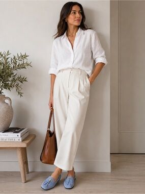 Stuart Weitzman Suede Square Toe Tassel Loafers